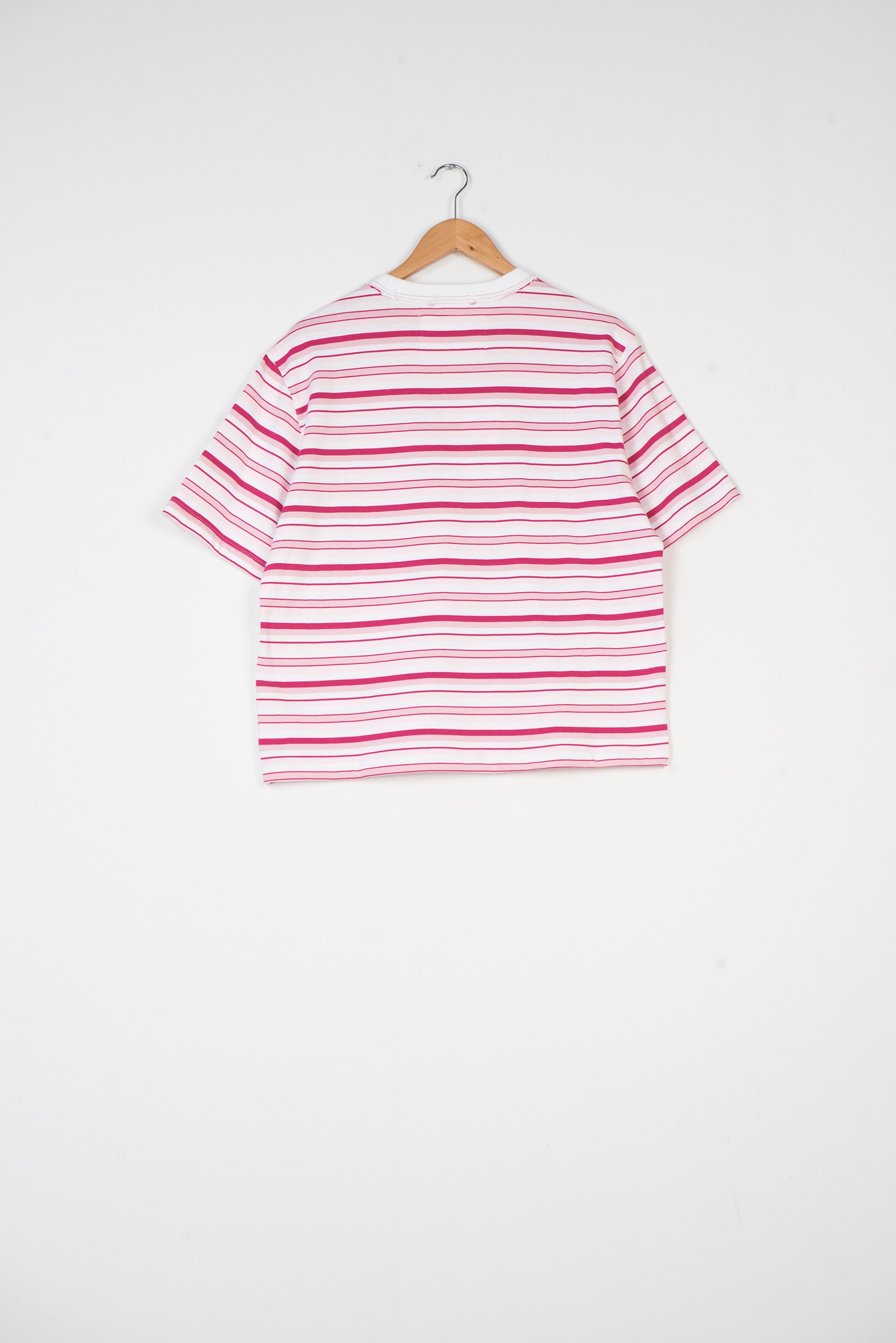 CF.19.01.02.01 NORMAL TEE HEAVY JERSEY pink stripes