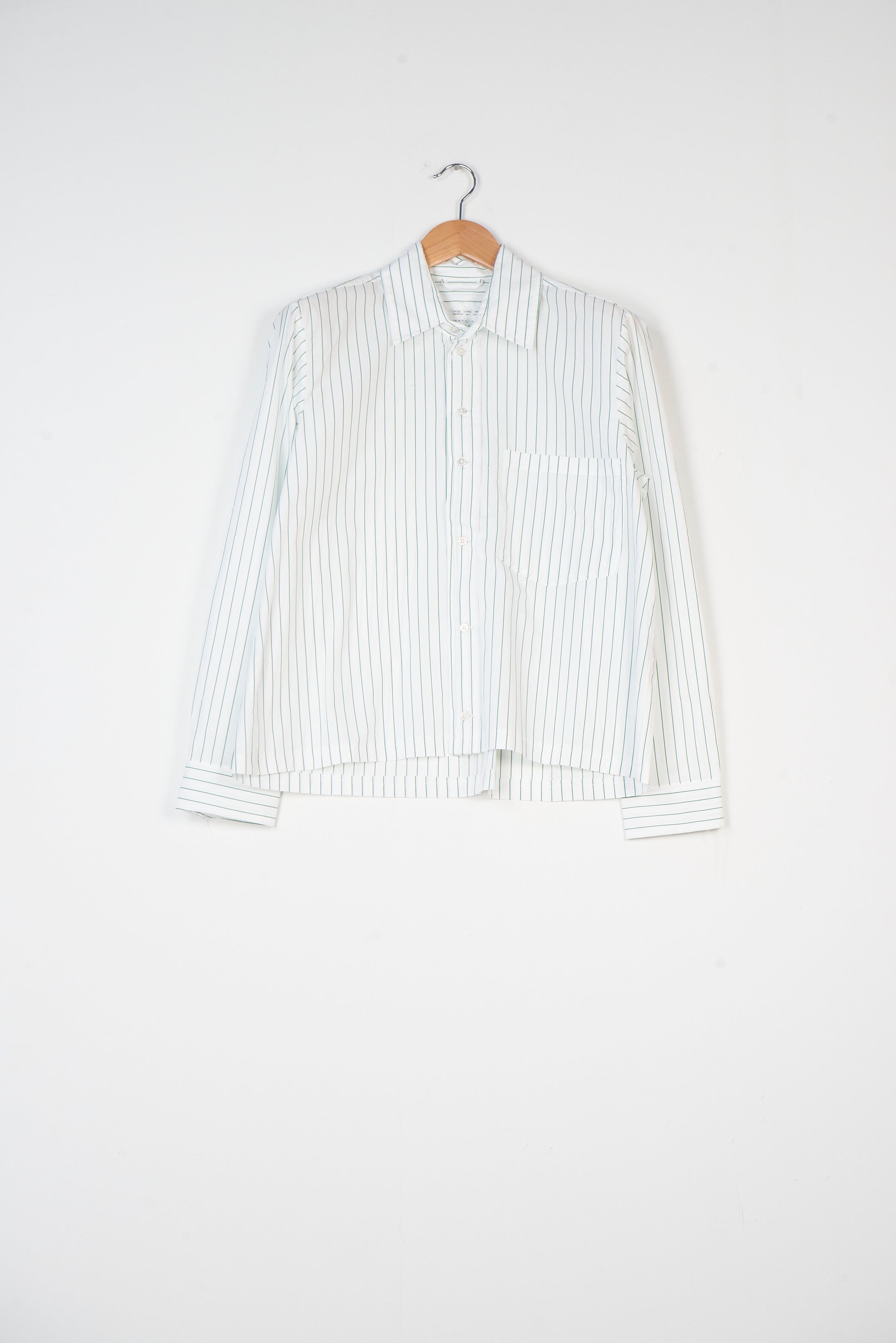 CF.19.04.01.01 BASIC SHIRT white/green