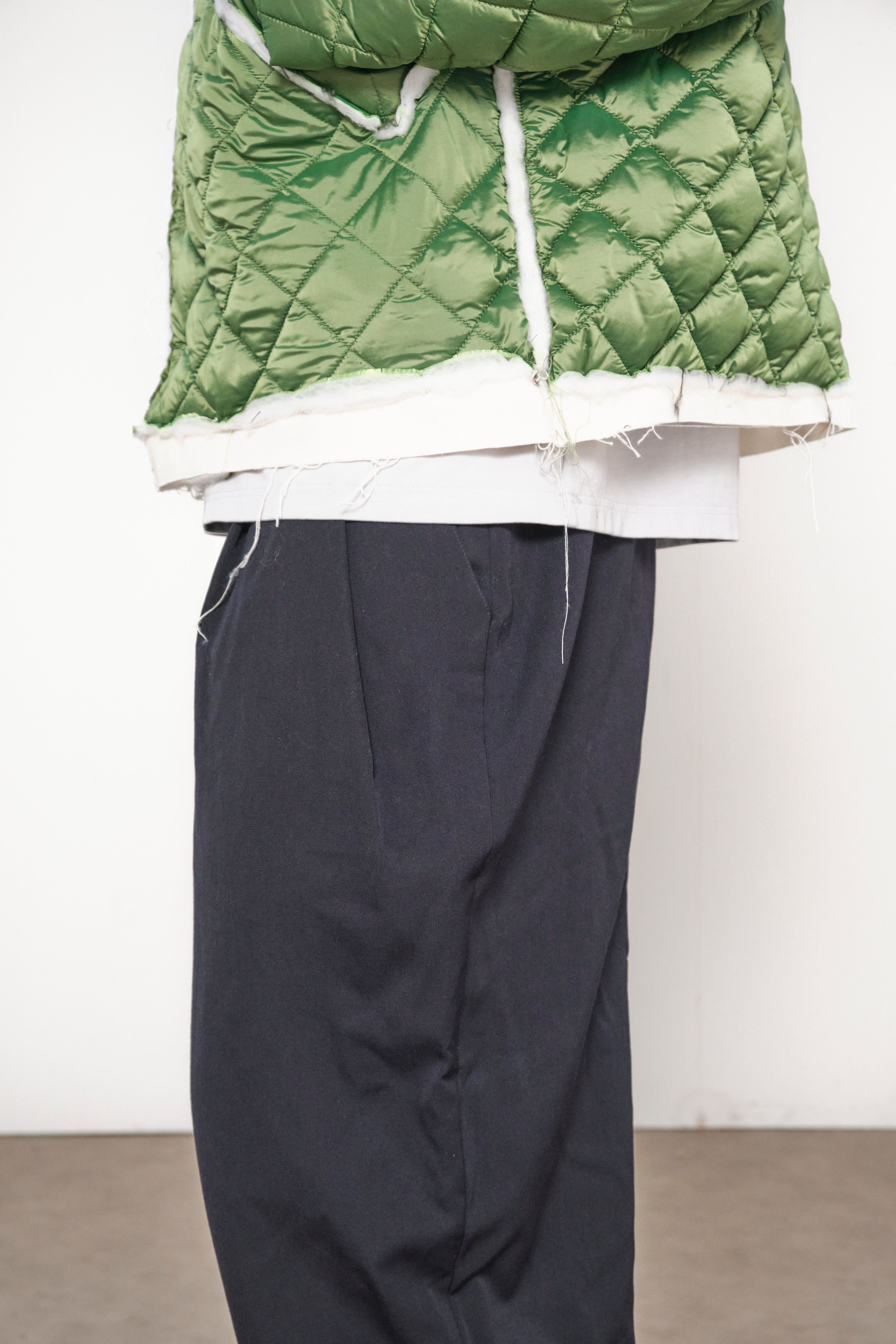 ONE OFF QUILTED COACH JACKET green