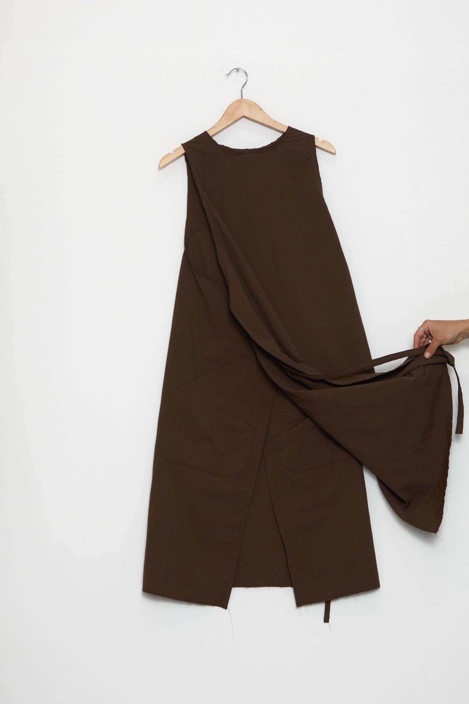 CF.19.08.01.02 WRAP DRESS brown