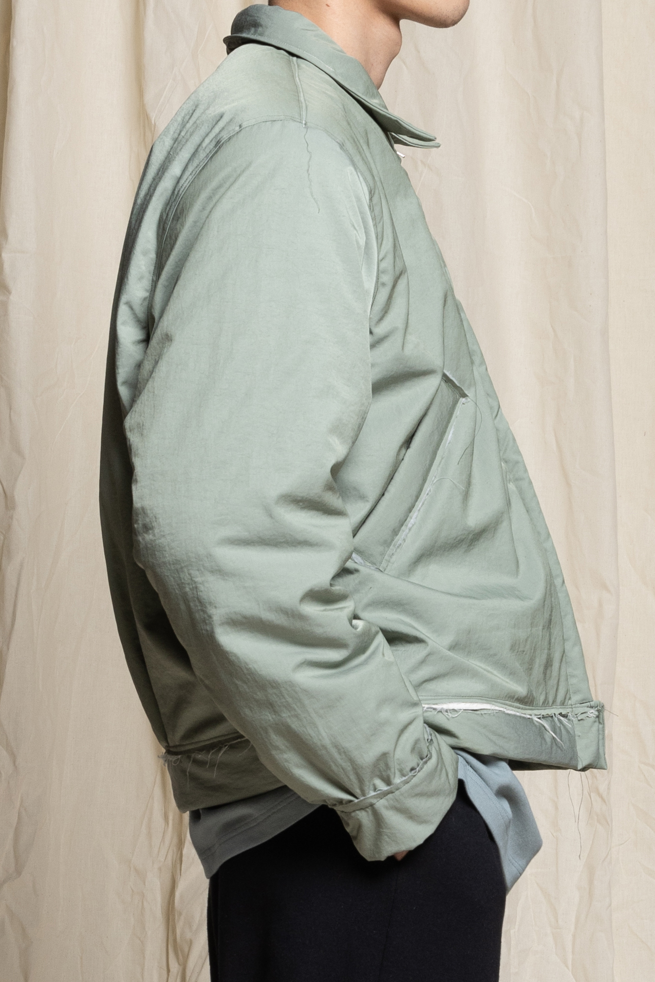 CF.16.09.04.01 SIMPLE BOMBER JACKET green - Camielfortgens